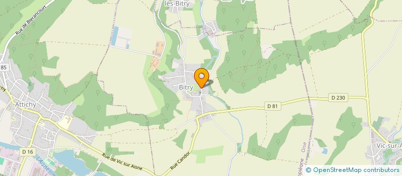 localisation de l'entreprise A.M  BITRY