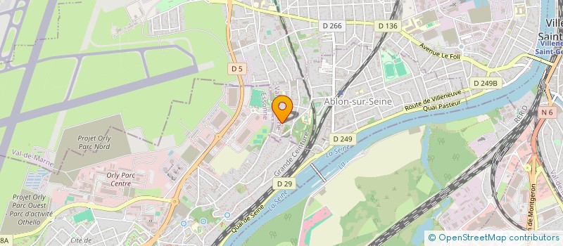 localisation de l'entreprise A-M  ABLON-SUR-SEINE