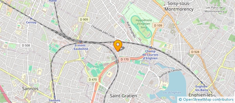 localisation de l'entreprise A.M.A  EAUBONNE