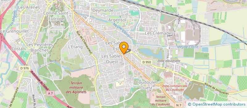 localisation de l'entreprise A.M.A. à ORANGE