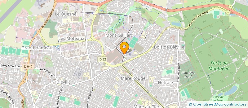 localisation de l'entreprise A.M.A 76 à LE HAVRE