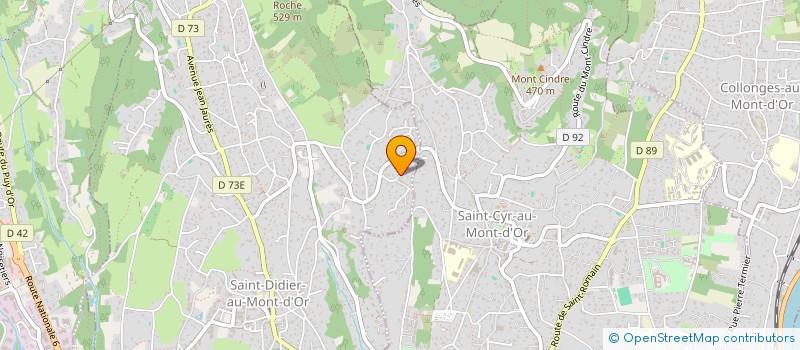 localisation de l'entreprise A-M-A  SAINT-DIDIER-AU-MONT-D'OR