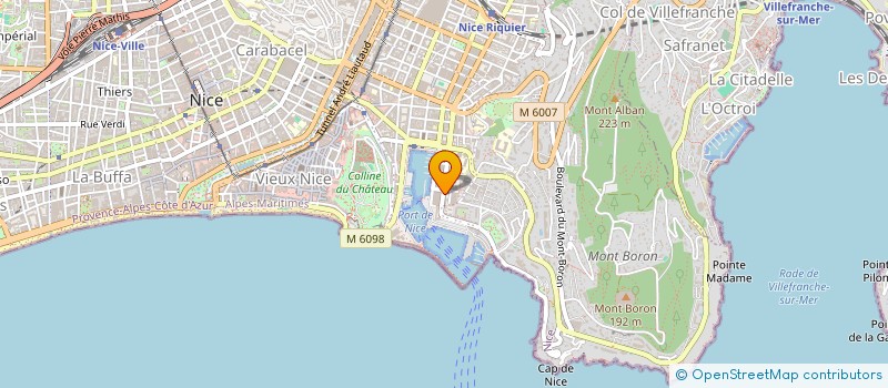 localisation de l'entreprise A.M.A.C. à NICE