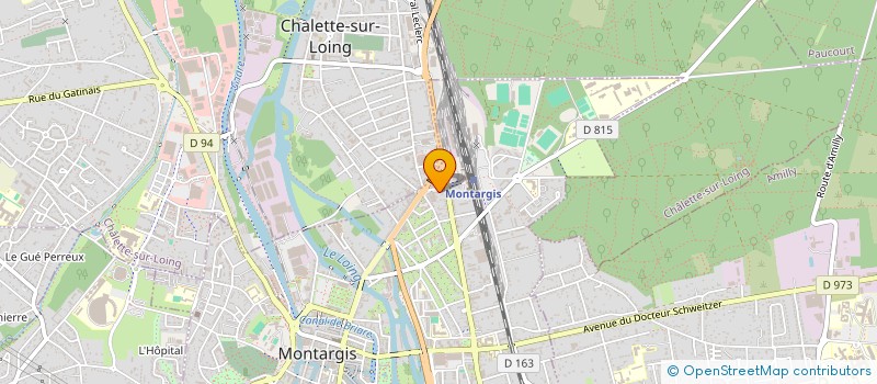 localisation de l'entreprise A M A G à MONTARGIS