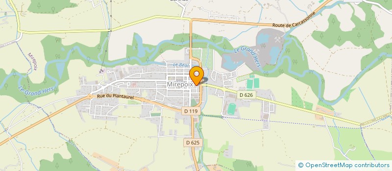 localisation de l'entreprise A.M.A GROUPE à MIREPOIX