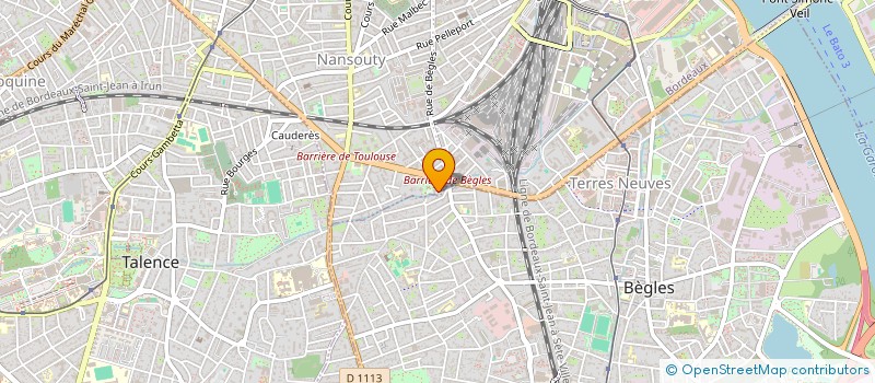 localisation de l'entreprise A.M.A.I. AUDREY MANTECON ARCHITECTE D'INTERIEUR  BORDEAUX