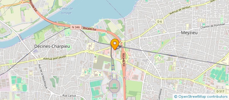 localisation de l'entreprise A M A P SARL à DECINES CHARPIEU