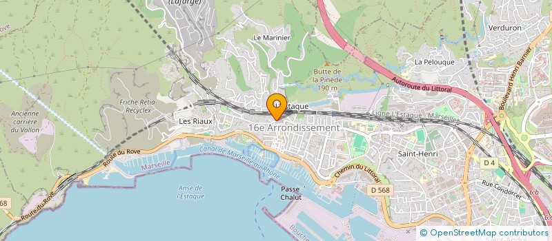 localisation de l'entreprise A.M.A SCI à MARSEILLE