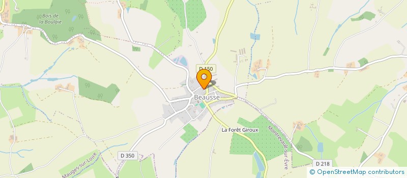 localisation de l'entreprise A&M AGENCY  MAUGES-SUR-LOIRE