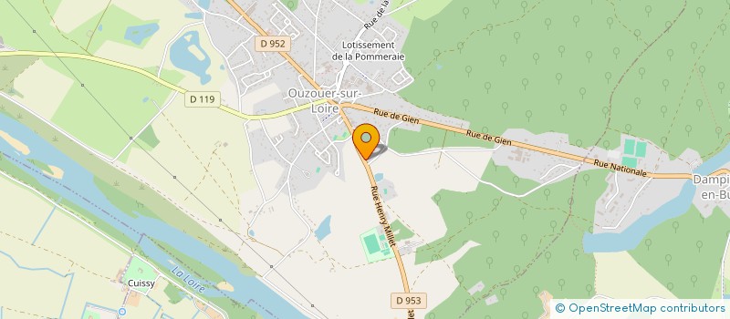 localisation de l'entreprise A&M AMBULANCES à SULLY-SUR-LOIRE