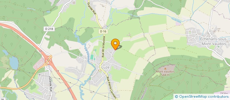 localisation de l'entreprise A&M AUBERT  LUZE