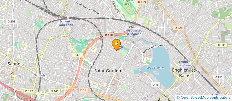 localisation de l'entreprise A.M. AUDIT ET CONSEIL  SAINT-GRATIEN