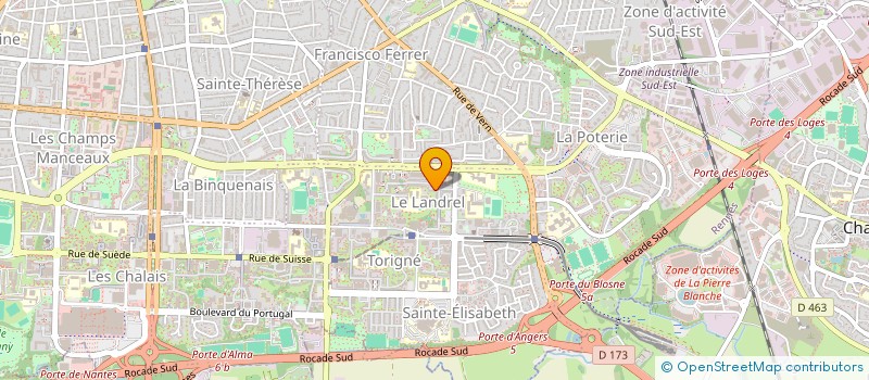 localisation de l'entreprise A.M AUTO  RENNES