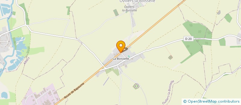 localisation de l'entreprise A M AUTOMOBILES à OVILLERS-LA-BOISSELLE