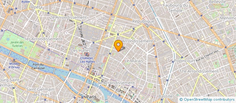 localisation de l'entreprise A.M.B à PARIS