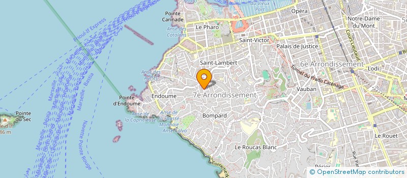 localisation de l'entreprise A.M.B à MARSEILLE