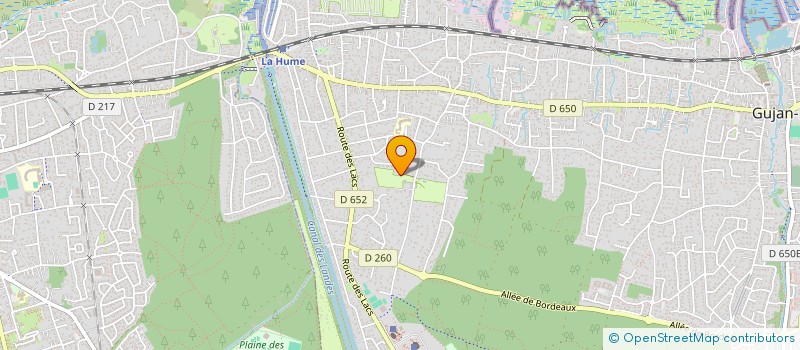 localisation de l'entreprise A.M.B  GUJAN-MESTRAS