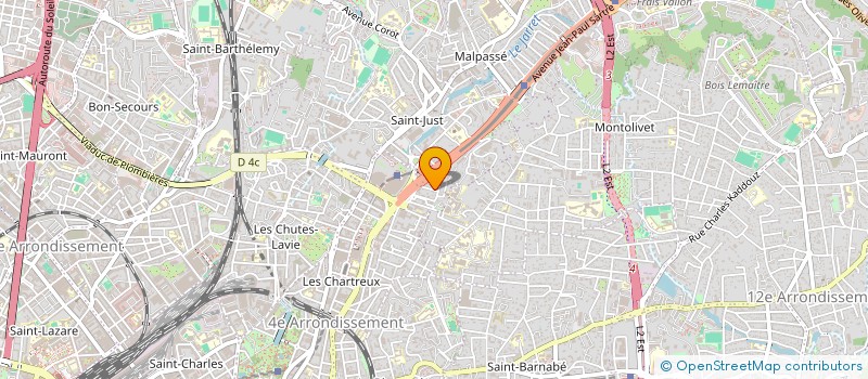 localisation de l'entreprise A.M.B à MARSEILLE