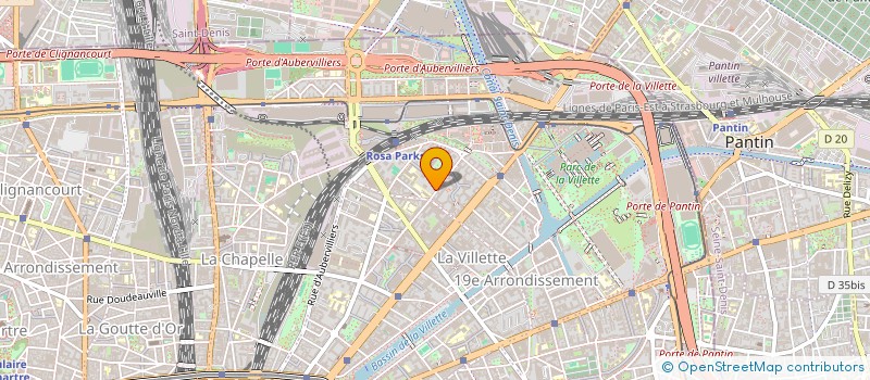 localisation de l'entreprise A.M.B  PARIS