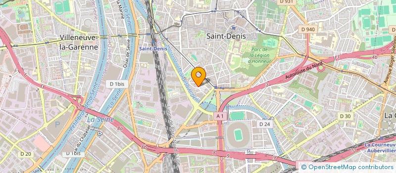 localisation de l'entreprise A.M.B.C.  SAINT-DENIS