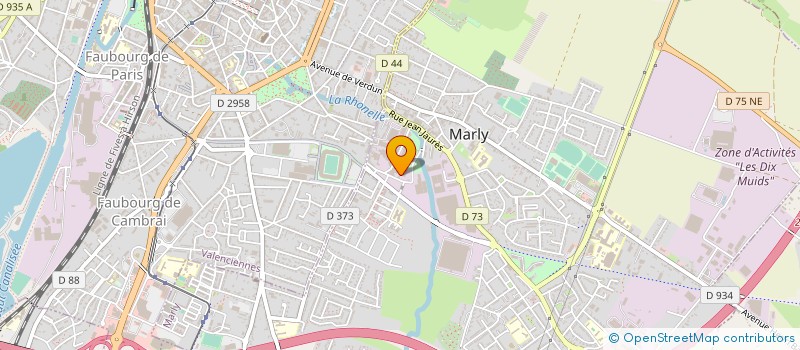 localisation de l'entreprise A.M.B.F à MARLY