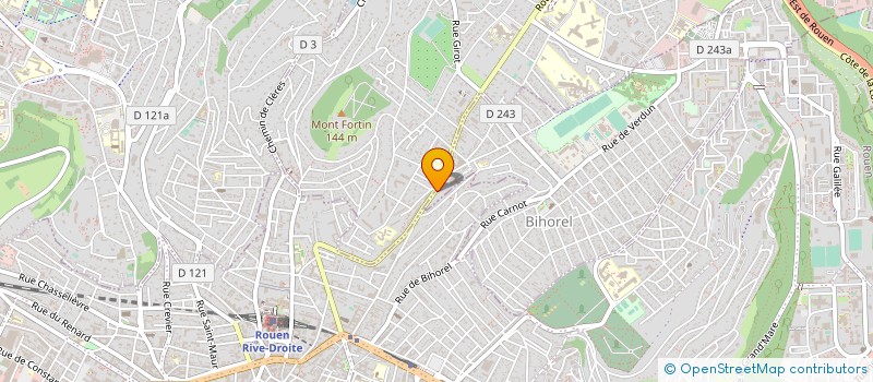 localisation de l'entreprise A&M BAKERY  BIHOREL