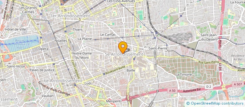 localisation de l'entreprise A.M BAT à MARSEILLE