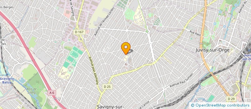 localisation de l'entreprise A & M BATIMENT  SAVIGNY-SUR-ORGE