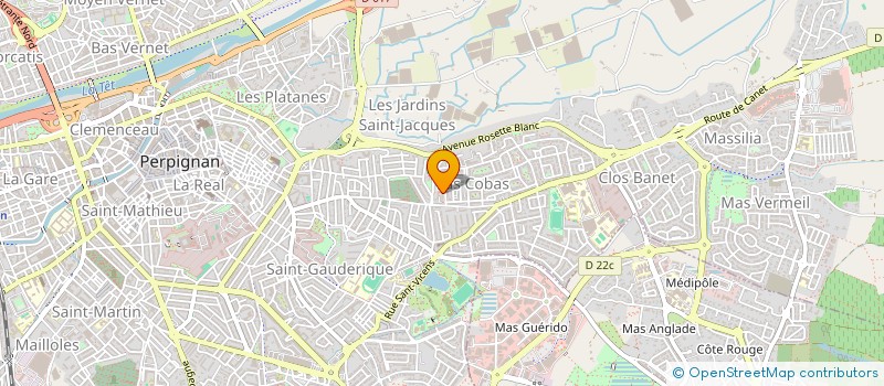 localisation de l'entreprise A.M. BOUCHERIE à PERPIGNAN