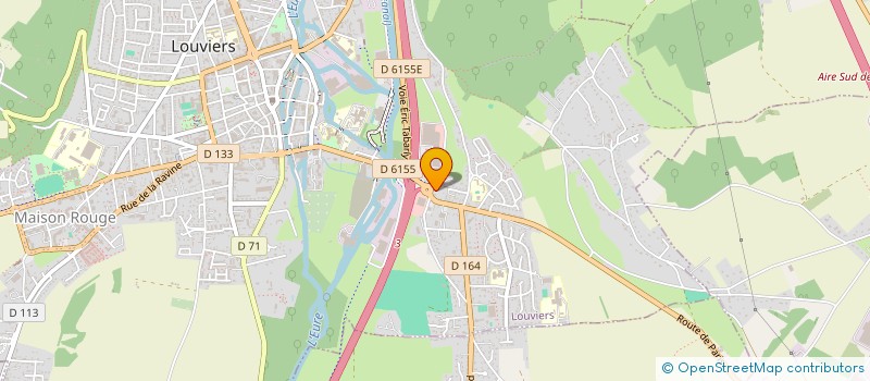 localisation de l'entreprise A.M.C. à LOUVIERS
