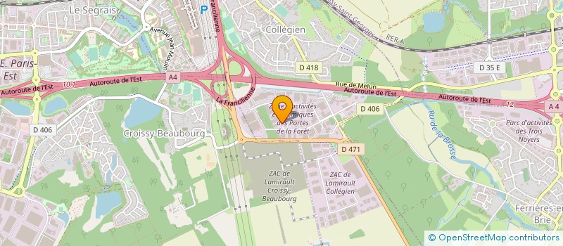 localisation de l'entreprise A.M.C à VILLETHIERRY