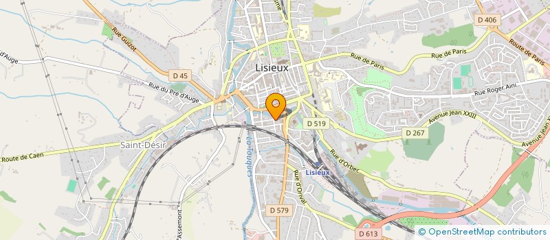 localisation de l'entreprise A.M.C. à LISIEUX