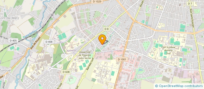 localisation de l'entreprise A.M.C.  AMIENS