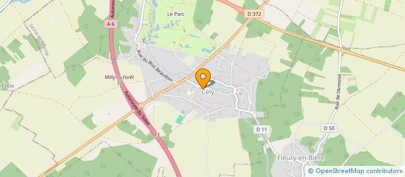 localisation de l'entreprise A.M.C  CELY