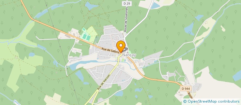 localisation de l'entreprise A.M.C.B.  NANCAY