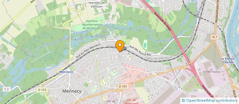 localisation de l'entreprise A.M.C.C.L.  ORMOY