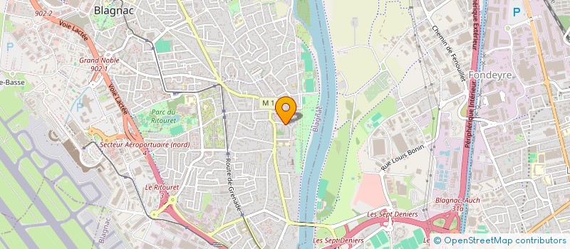 localisation de l'entreprise A M C-CREATION-REHABILITATION  BLAGNAC