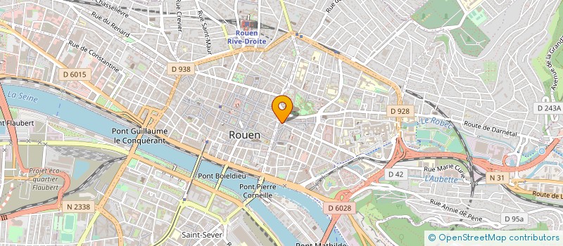 localisation de l'entreprise A.M.C. ET ASSOCIES  ROUEN