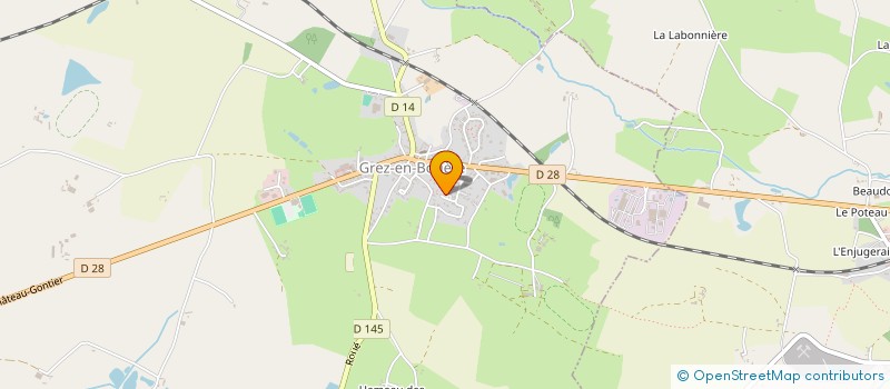 localisation de l'entreprise A.M.C.H.  GREZ-EN-BOUERE