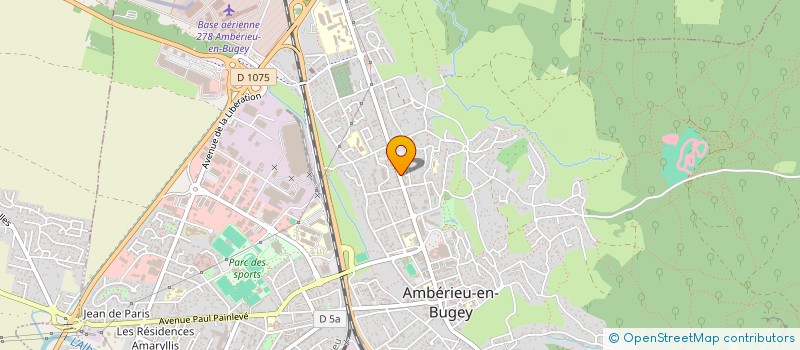 localisation de l'entreprise A.M.C.J à AMBERIEU-EN-BUGEY