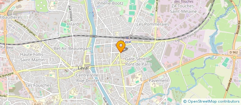 localisation de l'entreprise A.M.C.L. IMMOBILIER LAVAL à LAVAL