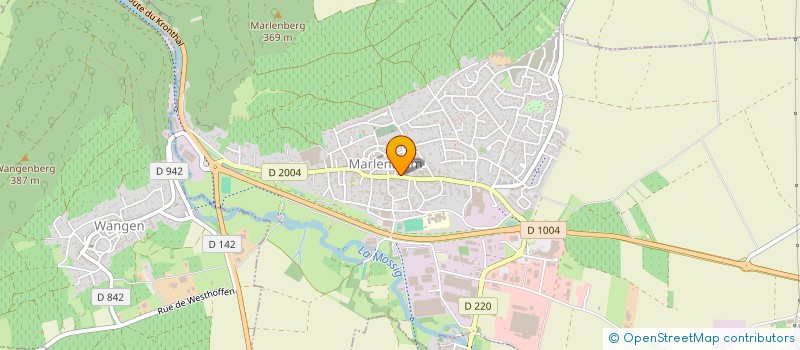 localisation de l'entreprise A.M.C.O.  MARLENHEIM