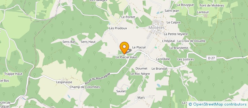 localisation de l'entreprise A.M.C.O à LE BUISSON-DE-CADOUIN