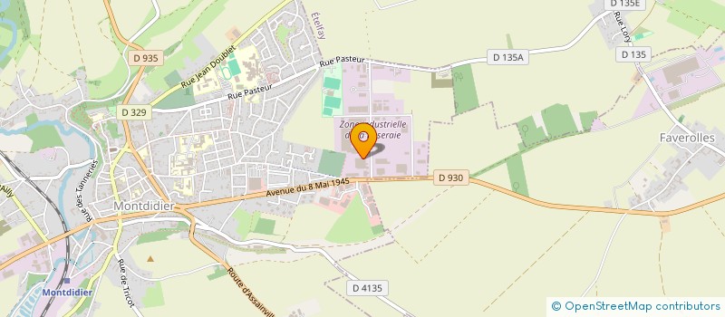 localisation de l'entreprise A.M.C. SERVICES à MONTDIDIER