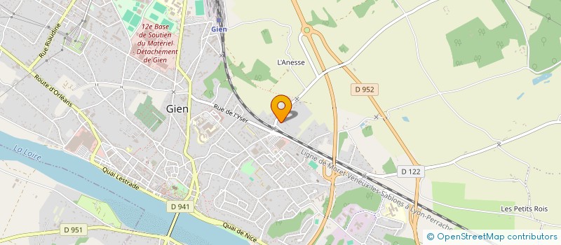localisation de l'entreprise A.M.C.T  GIEN