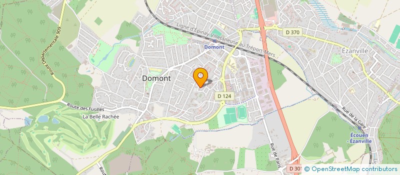 localisation de l'entreprise A.M. CLEAN  DOMONT