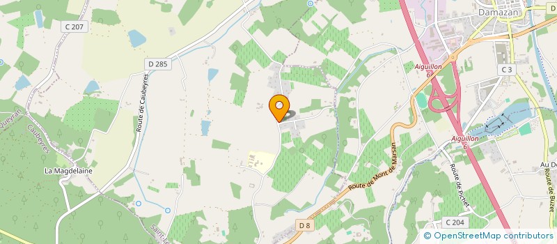 localisation de l'entreprise A & M CLIM PAC  SAINT-LEON