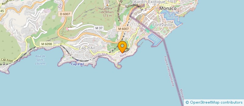 localisation de l'entreprise A-M CONCEPT à CAP-D'AIL