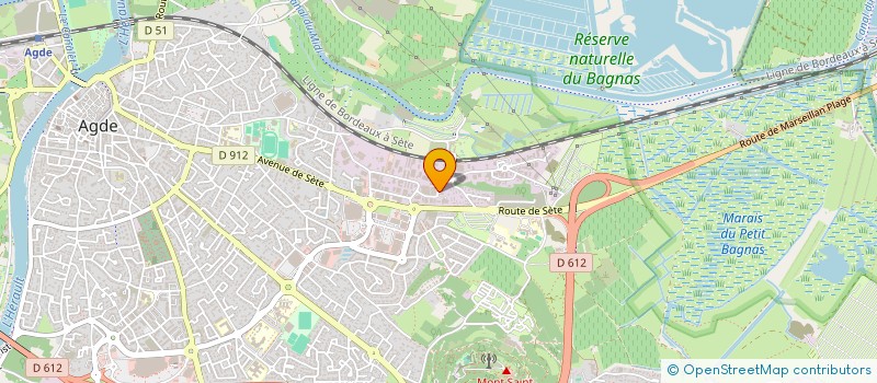 localisation de l'entreprise A.M.CONCEPT à AGDE