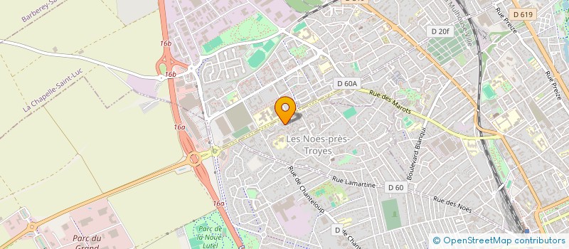 localisation de l'entreprise A.M. CONFORT à LES NOES-PRES-TROYES